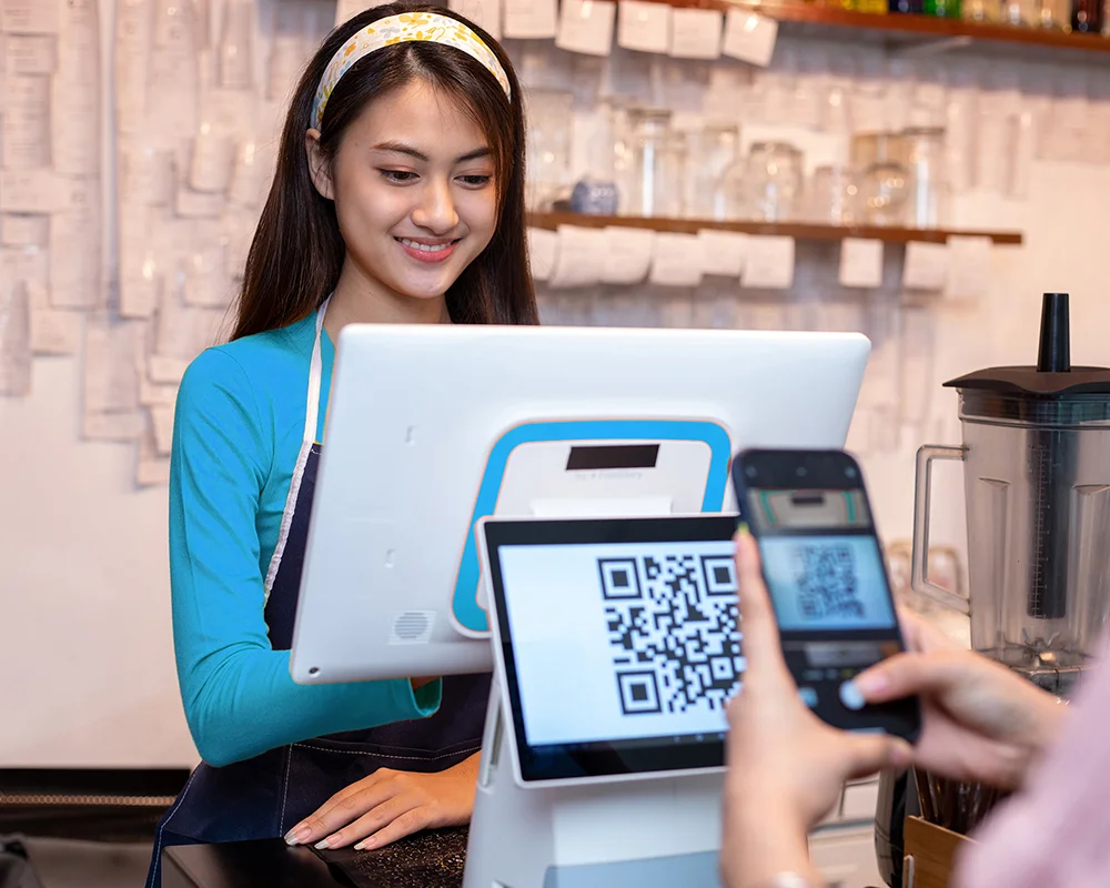 รองรับหน้าจอลูกค้าและ QR ชำระเงินแบบล็อคยอด