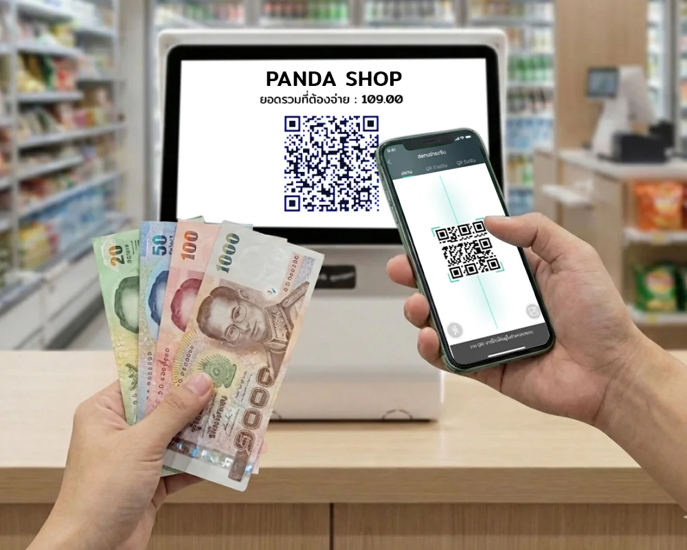 QuickPOS Panda สร้างบันทึกวิธีการชำระเงินได้หลายแบบ