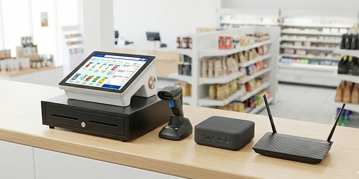 ตัวอย่างการใช้ POSBOX กับเครื่อง tablet Android