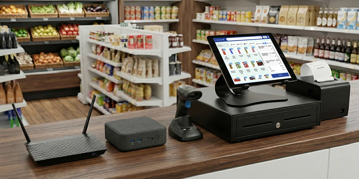 ตัวอย่างการใช้ POSBOX กับเครื่อง iPad