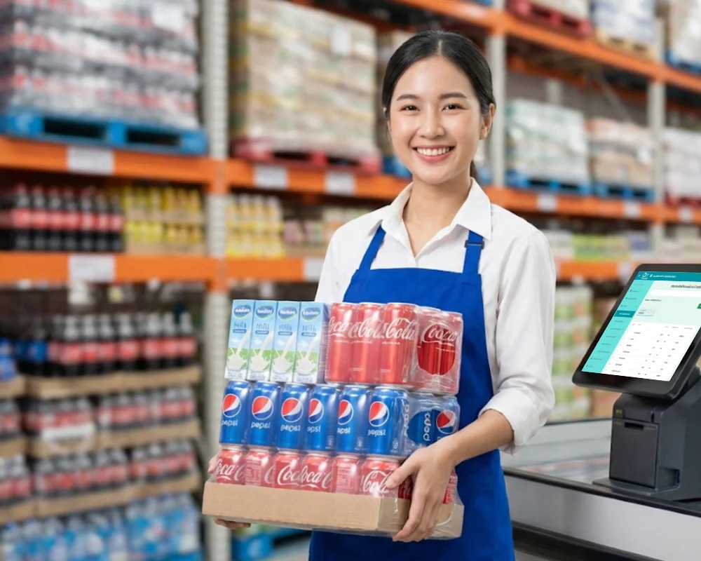 QuickPOS Premium มีฟังก์ชั่นขายส่งแพค ลัง โหล