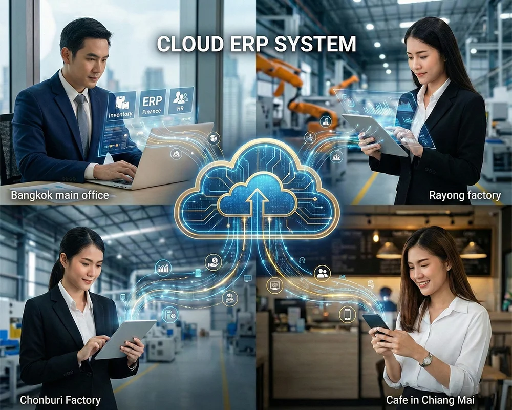 Ultra ใช้บนระบบ cloud เพื่อบริหารสาขา